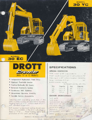 Escavatori cingolati Drott 30YC
