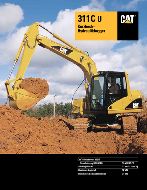 Escavatori cingolati Caterpillar 311C U