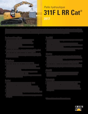 Escavatori cingolati Caterpillar 311 F L RR