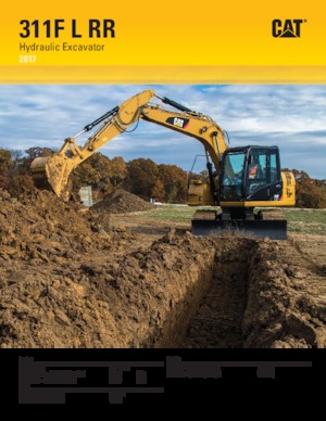 Escavatori cingolati Caterpillar 311F L RR