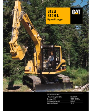 Escavatori cingolati Caterpillar 312 B L