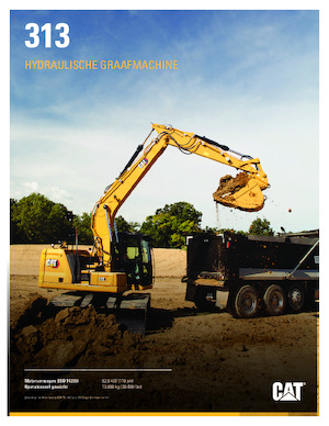 Escavatori cingolati Caterpillar 313