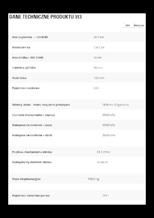 Escavatori cingolati Caterpillar 313