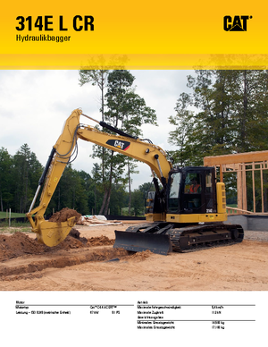 Escavatori cingolati Caterpillar 314E LCR