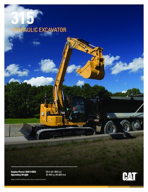 Escavatori cingolati Caterpillar 315