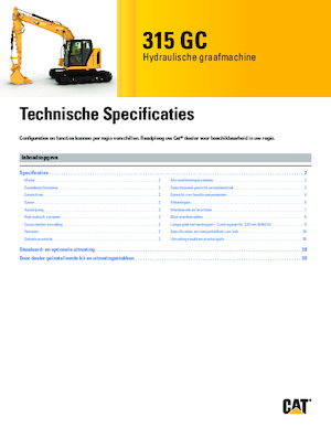 Escavatori cingolati Caterpillar 315 GC