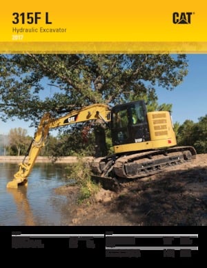 Escavatori cingolati Caterpillar 315F L