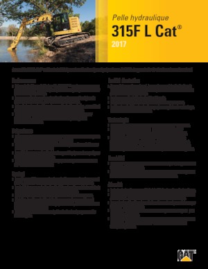 Escavatori cingolati Caterpillar 315F L