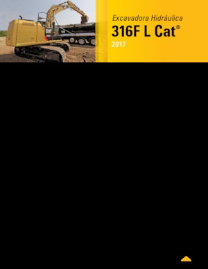 Escavatori cingolati Caterpillar 316F L