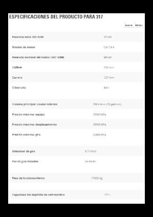 Escavatori cingolati Caterpillar 317