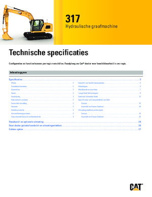 Escavatori cingolati Caterpillar 317