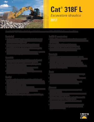 Escavatori cingolati Caterpillar 318F L