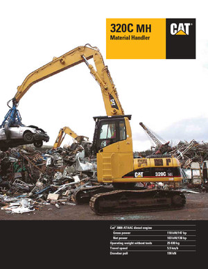 Escavatori cingolati Caterpillar 320 C MH