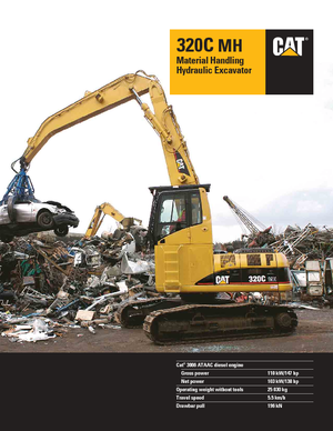 Escavatori cingolati Caterpillar 320 C MH