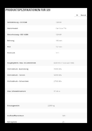 Escavatori cingolati Caterpillar 320