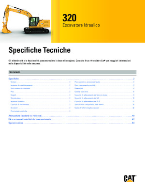 Escavatori cingolati Caterpillar 320