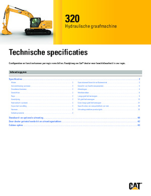 Escavatori cingolati Caterpillar 320