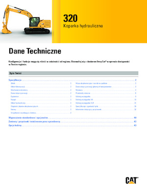 Escavatori cingolati Caterpillar 320