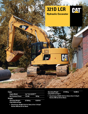 Escavatori cingolati Caterpillar 321D LCR