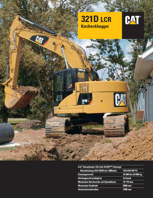 Escavatori cingolati Caterpillar 321D LCR