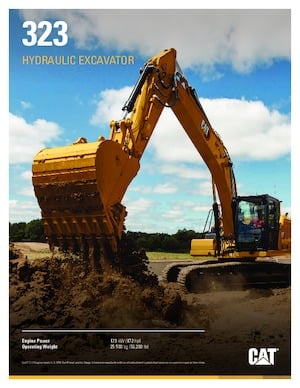 Escavatori cingolati Caterpillar 323