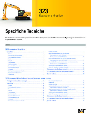 Escavatori cingolati Caterpillar 323