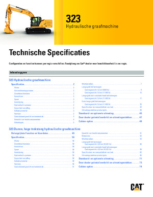 Escavatori cingolati Caterpillar 323
