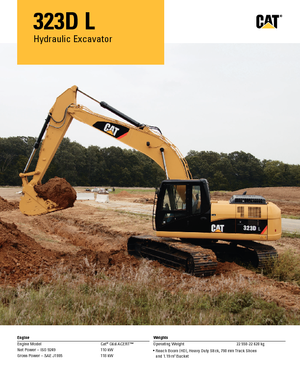 Escavatori cingolati Caterpillar 323D L