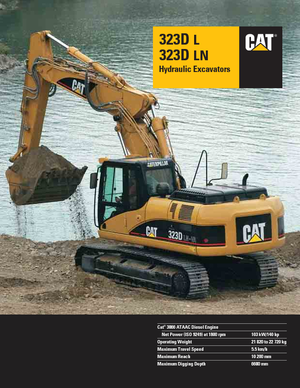 Escavatori cingolati Caterpillar 323D L