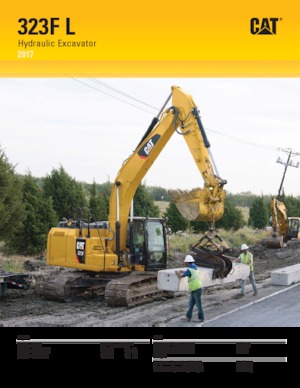 Escavatori cingolati Caterpillar 323F L
