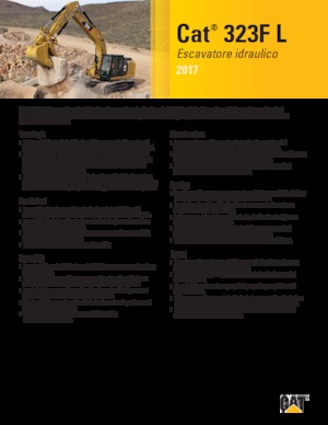 Escavatori cingolati Caterpillar 323F L