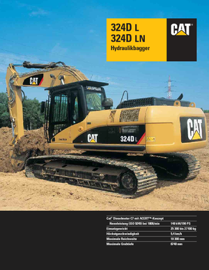 Escavatori cingolati Caterpillar 324D LN