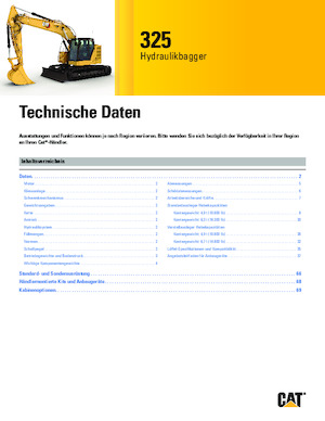 Escavatori cingolati Caterpillar 325