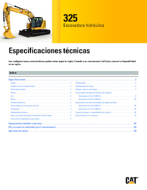 Escavatori cingolati Caterpillar 325