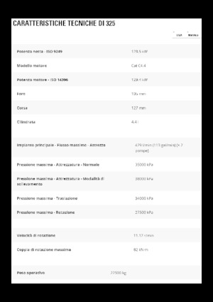 Escavatori cingolati Caterpillar 325
