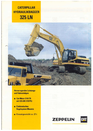 Escavatori cingolati Caterpillar 325 L N (m)