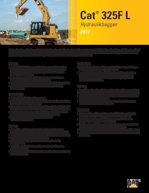 Escavatori cingolati Caterpillar 325F L