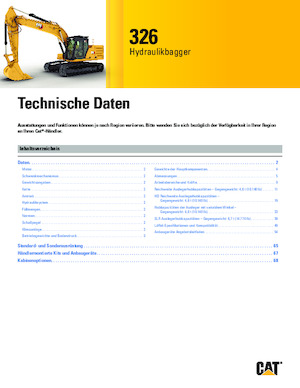 Escavatori cingolati Caterpillar 326