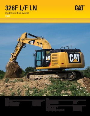 Escavatori cingolati Caterpillar 326F LN