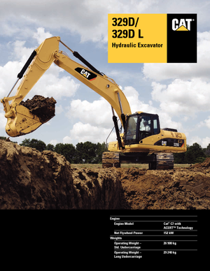Escavatori cingolati Caterpillar 329D LN