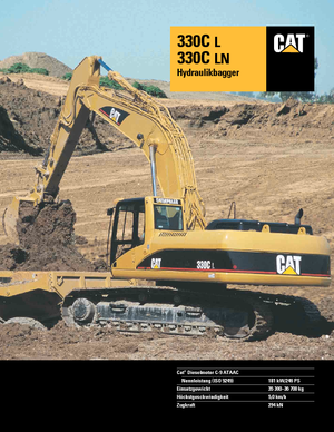 Escavatori cingolati Caterpillar 330 C LN