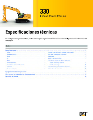 Escavatori cingolati Caterpillar 330