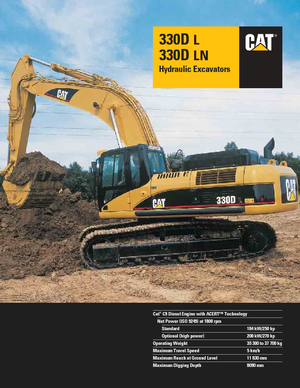 Escavatori cingolati Caterpillar 330D LN