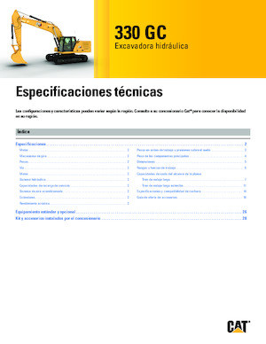 Escavatori cingolati Caterpillar 330 GC