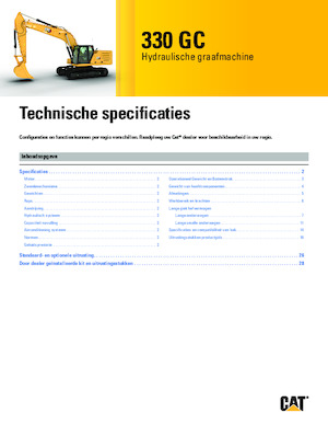Escavatori cingolati Caterpillar 330 GC