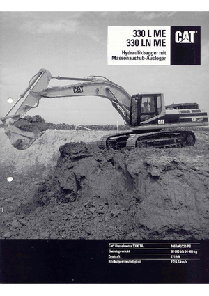 Escavatori cingolati Caterpillar 330 L N
