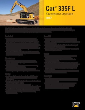 Escavatori cingolati Caterpillar 335F L