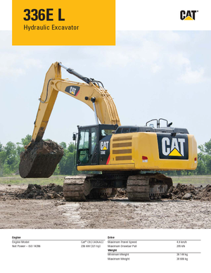 Escavatori cingolati Caterpillar 336D L
