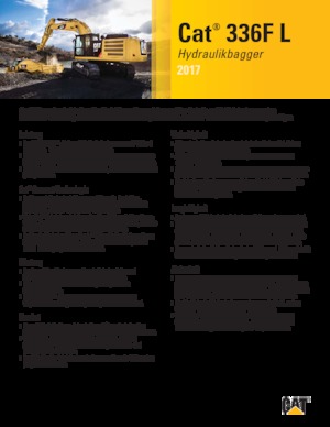 Escavatori cingolati Caterpillar 336F L