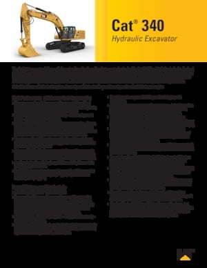 Escavatori cingolati Caterpillar 340